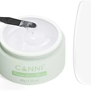 ژل بیلدر CANNI - ژل سخت شفاف 30 میلی لیتری برای اکستنشن و تقویت ناخن، بافت ژله ای برای طراحی ناخن DIY