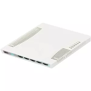سوئیچ میکروتیک RB260GS گیگابیتی اترنت (10/100/1000) با قابلیت تغذیه از طریق اترنت (PoE) - سفید