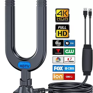 آنتن تلویزیون WUMINGLU برای تلویزیون هوشمند داخلی 2025 4K دیجیتال HDTV با برد طولانی تا 480 مایل برای کانال های محلی داخلی و خارجی