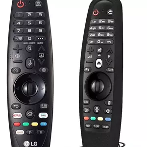 ریموت کنترل جیمی استار، ریموت جادویی اصلی سازگار با LG، دارای کلیدهای میانبر Netflix و Prime Video، Google/Alexa به همراه محافظ کنترل