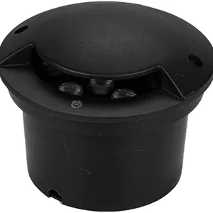 چراغ دفنی ال ای دی، چراغ های عرشه یک طرفه، نورپردازی منظره ای، ضد آب IP65، چراغ های گرد توکار برای فضای باز، راهرو، عرشه، پله، مسیر، 6 رنگ (زرد ac85)