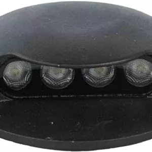 چراغ دفنی LED ضد آب IP65 مناسب فضای باز، چراغ زیرزمینی برای مسیر باغ، حیاط، نقطه مدفون شده، نورپردازی محوطه، DC12V AC220V، 7 رنگ (سبز 4 وات)