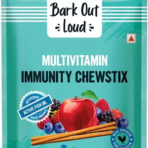 تشویقی استیک مرغ تازه Bark Out Loud by Vivaldis، حاوی امگا و زینک برای سلامت و شادابی سگ و گربه در تمام سنین، بسته 100 گرمی