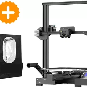 پرینتر سه بعدی DIY مدل Ender-3 MAX با ابعاد چاپ 300 * 300 * 340 میلی متر، قابلیت ادامه چاپ و تشخیص فیلامنت (رنگ: همراه با محفظه)