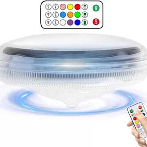 چراغ های خورشیدی استخر - چراغ های شناور استخر با کنترل از راه دور - نورپردازی LED ضد آب برای دکوراسیون فضای باز برای مهمانی وان حمام حوض چمن شنا باغ