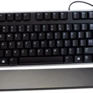 کیبورد مشکی USB انگلیسی دل مدل KB813t به همراه کارت خوان هوشمند - 34GPR