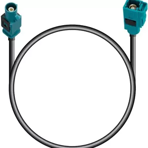 کابل آداپتور فکرا Z نر به مادگی Vecys، 25 سانتی متر، فیش فکرا Z به سوکت فکرا Z، کابل آنتن RG174 برای آنتن های GPS جهانی و سیستم ناوبری DAB