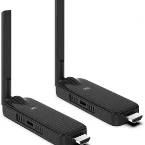 کیت توسعه دهنده فرستنده و گیرنده HDMI بی سیم ETZIN، اتصال و پخش آسان 50M/165FT، گسترش همزمان بی سیم 2.4G/5G برای چندین صفحه نمایش و دوربین به تلویزیون، پروژکتور EPL-1403H