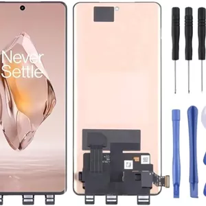 قطعات یدکی جایگزین تلفن همراه برای صفحه نمایش LCD AMOLED OnePlus 12R CPH2609 با مجموعه کامل دیجیتایزر (مشکی) نمایشگرهای موبایل