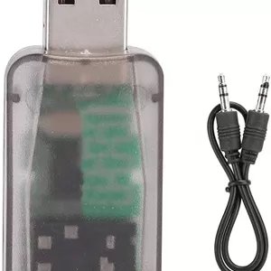 دانگل بلوتوث USB صدا، گیرنده و فرستنده صوتی بی سیم HiFi دو در یک، منبع تغذیه USB، اتصال آسان، مناسب برای خودرو، تلویزیون، هدفون، کامپیوتر، تلفن و سیستم صوتی خانگی