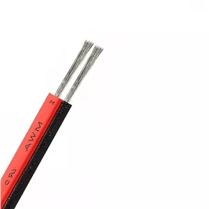 کابل محافظ ZDmalt 5050 2835، کابل افزایش نور، سیم مسی قلع اندود PVC عایق 18 AWG، سیم های الکتریکی 2 پین سفید برای بلندگوها سیم اتصال زمین (رنگ: قرمز-مشکی، اندازه: 100 متر)