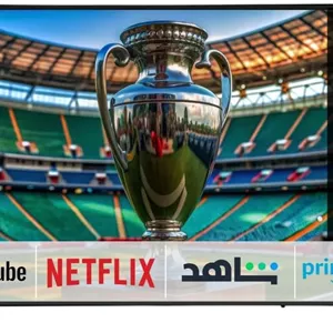 تلویزیون هوشمند 65 اینچ جنرال گلد QLED 4K UHD، مدل جدید 2024، تلویزیون WebOS، WiFi، بلوتوث، تشخیص صدا، طراحی بدون قاب، نتفلیکس، یوتیوب، پرایم ویدیو (65 اینچ)