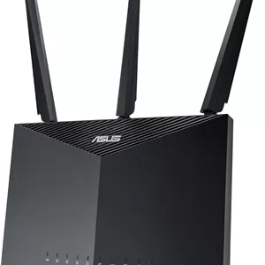 روتر گیمینگ ASUS RT-AX86U (AX5700) دو بانده WiFi 6 قابل توسعه، پورت 2.5G، حالت بازی موبایل، انتقال پورت، امنیت شبکه بدون نیاز به اشتراک، Instant Guard، VPN، سازگار با AiMesh