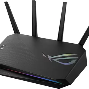 روتر گیمینگ ASUS ROG Strix GS-AX5400 (قابل ترکیب، سیستم WLAN مش Ai، وای فای 6 AX5400، سازگار با PS5، موتور گیمینگ با Aura RGB، گیگابیت LAN)