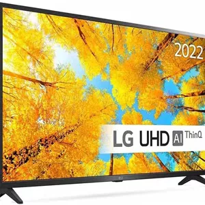 تلویزیون ال جی UHD 4K سایز 43 اینچ سری UQ75006، طراحی سینما اسکرین 4K Active HDR WebOS Smart AI ThinQ