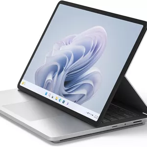 مایکروسافت سرفیس لپ تاپ استودیو 2 (2023) - صفحه نمایش لمسی 14.4 اینچی - پردازنده Intel Core i7، رم 16 گیگابایتی، حافظه SSD 512 گیگابایتی، NVIDIA GeForce RTX 4050، ویندوز 11، رنگ پلاتینیوم