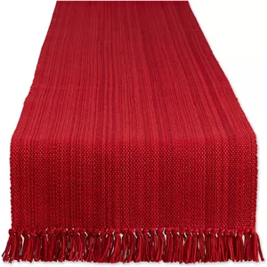 رانر رومیزی طرح متنوع DII، سایز 33x183 سانتی متر، رنگ قرمز تانگو