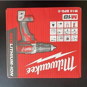دریل چکشی/ضربه ای شارژی میلواکی M18BPD-0، 18 ولت، جمع و جور (فقط بدنه)
