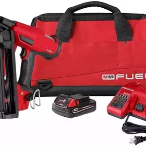 کیت میخکوب بادی شارژی زاویه دار میلواکی مدل Fuel M18 18v 16g براشلس 2742-21ct نو
