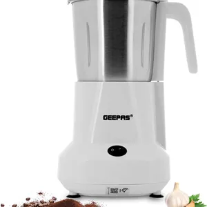 آسیاب قهوه Geepas GCG6105 - آسیاب برقی 450 وات | تیغه های جداگانه استیل ضد زنگ برای آسیاب دانه های قهوه، ادویه جات و آجیل خشک | کاسه جداشدنی | آسیاب با ظرفیت بزرگ