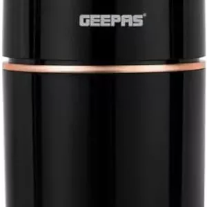 آسیاب قهوه Geepas مدل GCG41023 با ظرفیت 80 گرم، موتور قدرتمند 200 وات، ظرف و تیغه بادوام از جنس استیل ضد زنگ/ طراحی ارگونومیک، مناسب برای آسیاب دانه های قهوه، ادویه جات و غیره/ مشکی، 2 سال