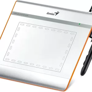 قلم نوری جنیوس EasyPen i405x USB با محدوده کاری 4x5 اینچ و حساسیت فشار بی سیم 1024 سطح و 28 ناحیه قابل برنامه ریزی