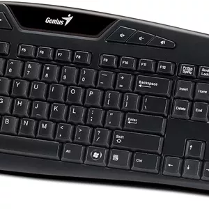 کیبورد و ماوس بی سیم Genius Kb-8005 Twintouch (مشکی)