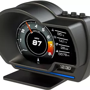 نمایشگر HUD خودرو Eacam، سنج هوشمند OBD G-P-S، سرعت سنج، حذف کد خطای تشخیصی، کامپیوتر رانندگی ایمن، زنگ هشدار سرعت بالا، مناسب برای اکثر خودروها