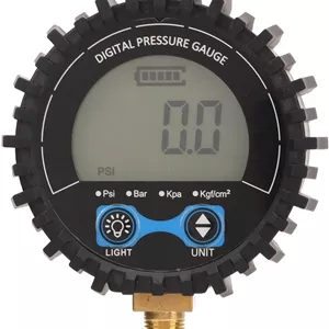 فشارسنج دیجیتال تایر Excefore با نمایشگر LCD بزرگ، رزوه 1/8 اینچ، دقیق و آسان برای استفاده برای تایرهای بادی