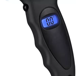 فشارسنج دیجیتال باد لاستیک Minta، ابزار بررسی فشار تایر، با صفحه نمایش LCD دارای نور پس زمینه و دسته ضد لغزش، محدوده 0-150 PSI، چهار حالت واحد، با عملکرد خاموش شدن خودکار، برای خودرو، کامیون و دوچرخه