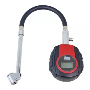فشارسنج دیجیتال تایر سنگین MotoMaster، دقت بالا، نمایشگر بزرگ، دارای بوق داخلی، ایده آل برای اتومبیل و کامیون، مشکی