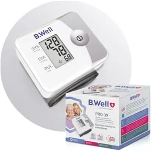 فشارسنج مچی B.Well PRO-39 به همراه کیف نگهداری قابل حمل