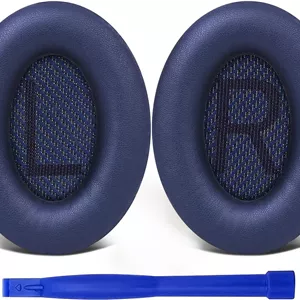 بالشتک های گوشی جایگزین حرفه ای، سازگار با هدفون های دور گوشی Bose QuietComfort 35 (Bose QC35) و Quiet Comfort 35 II (Bose QC35 II) (آبی تیره)
