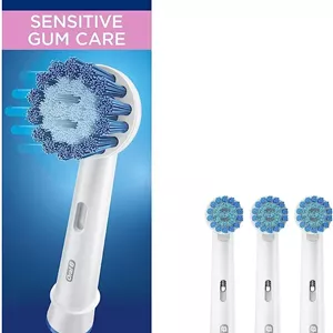 سری یدک مسواک برقی اورال-بی مدل Sensitive Gum Care، بسته 3 عددی 