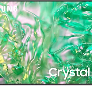 تلویزیون 55 اینچ سامسونگ کریستال UHD 4K، DU8000، رنگ کریستالی پویا، ارتقاء کیفیت 4K، سیستم عامل Samsung Tizen، طراحی AirSlim، خاکستری تیتانیومی، UA55DU8000 - مدل 2024 (نسخه بین المللی)