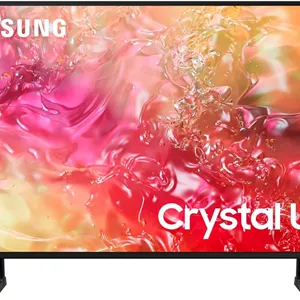 تلویزیون 55 اینچ کریستال UHD سامسونگ مدل DU7000، 4K، PurColor، ارتقاء کیفیت تصویر به 4K، Samsung TV Plus، Q-Symphony، تلویزیون هوشمند Tizen، UA55DU7000UXZN (نسخه امارات متحده عربی - 2024)