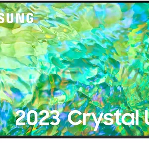 تلویزیون هوشمند 85 اینچ سامسونگ CU8000 4K UHD مدل 2023 - تلویزیون کریستال 4K HDR با قابلیت الکسا، رنگ کریستالی پویا، صدای ردیابی اشیاء و HDR با HDR10 ، برنامه‌های تماس ویدیویی