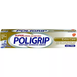 کرم چسب دندان مصنوعی سوپر پولی گریپ مراقبت ویژه 62 گرم (بسته 2 عددی)