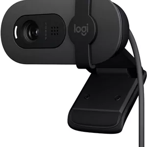 وب کم لاجیتک مدل 960001580 Brio 100 با کیفیت Full HD 1080p (گرافیتی)