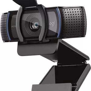 وب کم HD حرفه ای لاجیتک C920S با شاتر حریم خصوصی - تماس و ضبط ویدیویی عریض، دوربین 1080p، وب کم رومیزی یا لپ تاپ