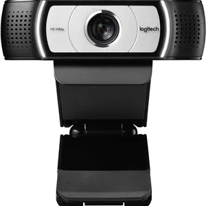 وب کم HD لاجیتک C930e 1080P - دید گسترده 90 درجه، دارای تاییدیه Microsoft Lync 2013 و Skype - مشکی