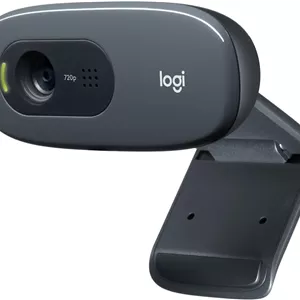 وب کم HD لاجیتک C270، تماس و ضبط ویدیویی عریض 720p (960-000694)، 3.15 پوند
