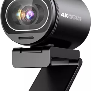 وب کم 4K EMEET S600 برای استریم - سنسور Sony 1/2.5 اینچی، فوکوس خودکار PDAF، 1080P@60FPS، 2 میکروفون کاهش نویز، پوشش حریم خصوصی داخلی، میدان دید 73 درجه، دوربین استریم برای تجارت زنده/بازی/زیبایی
