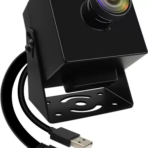وب کم دوربین USB HDMI با کیفیت 4K و 30 فریم بر ثانیه، خروجی دوگانه USB/HDMI، لنز چشم ماهی زاویه باز 170 درجه، زوم دیجیتال 2X، دوربین استریمینگ PC، اتصال و استفاده آسان برای Raspberry Pi، یوتیوب، فیسبوک و آموزش آنلاین