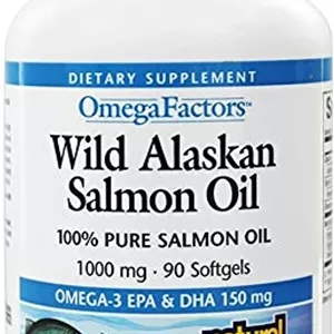 کپسول های ژله ای روغن ماهی سالمون آلاسکا Natural Factors Omega Factors