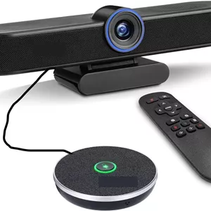 وب‌کم کنفرانس 4K با زاویه دید فوق‌العاده گسترده، 8 مگاپیکسل، زوم دیجیتال 5x با قاب‌بندی خودکار، وب‌کم زنده USB PC (B)