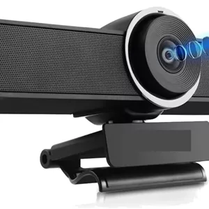 وب کم، دوربین وب 4K 8 مگاپیکسلی EPTZ با دوربین وب USB برای کامپیوتر شخصی با قاب خودکار با میکروفون و بلندگو، زوم دیجیتال 5X EPTZ، دوربین وب 120 درجه FOV (بلندگوی میکروفون 4K)