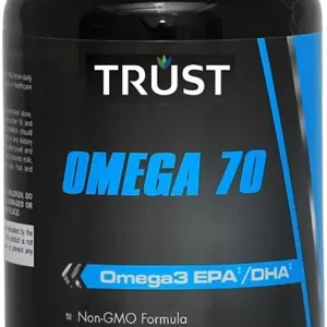 مکمل روغن ماهی امگا 70، EPA/DHA، 1000 میلی گرم، 60 سافت ژل، فرمول غیر تراریخته