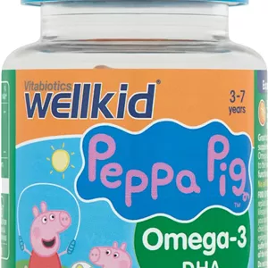 ژله های نرم امگا 3 DHA ویگن Wellkid Vitabiotics Peppa Pig