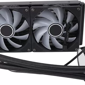 خنک کننده آبی یکپارچه CPU با کنترل دقیق PWM، 240 میلی‌متری، مناسب برای محفظه 115 و 1200، فریم فن پایدار، حداقل نویز، برای علاقه‌مندان به فناوری